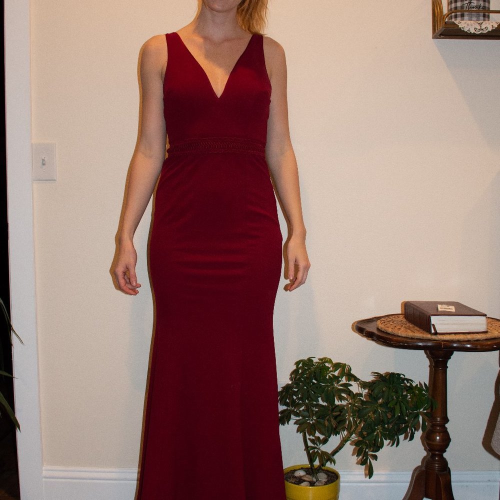 Vintage Deep V Dress